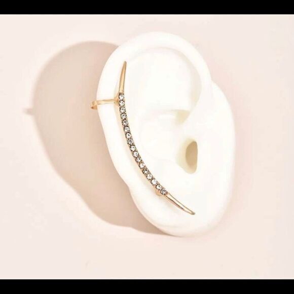 1 Piece Rhinestone Ear Decoration - Picture 2 of 3